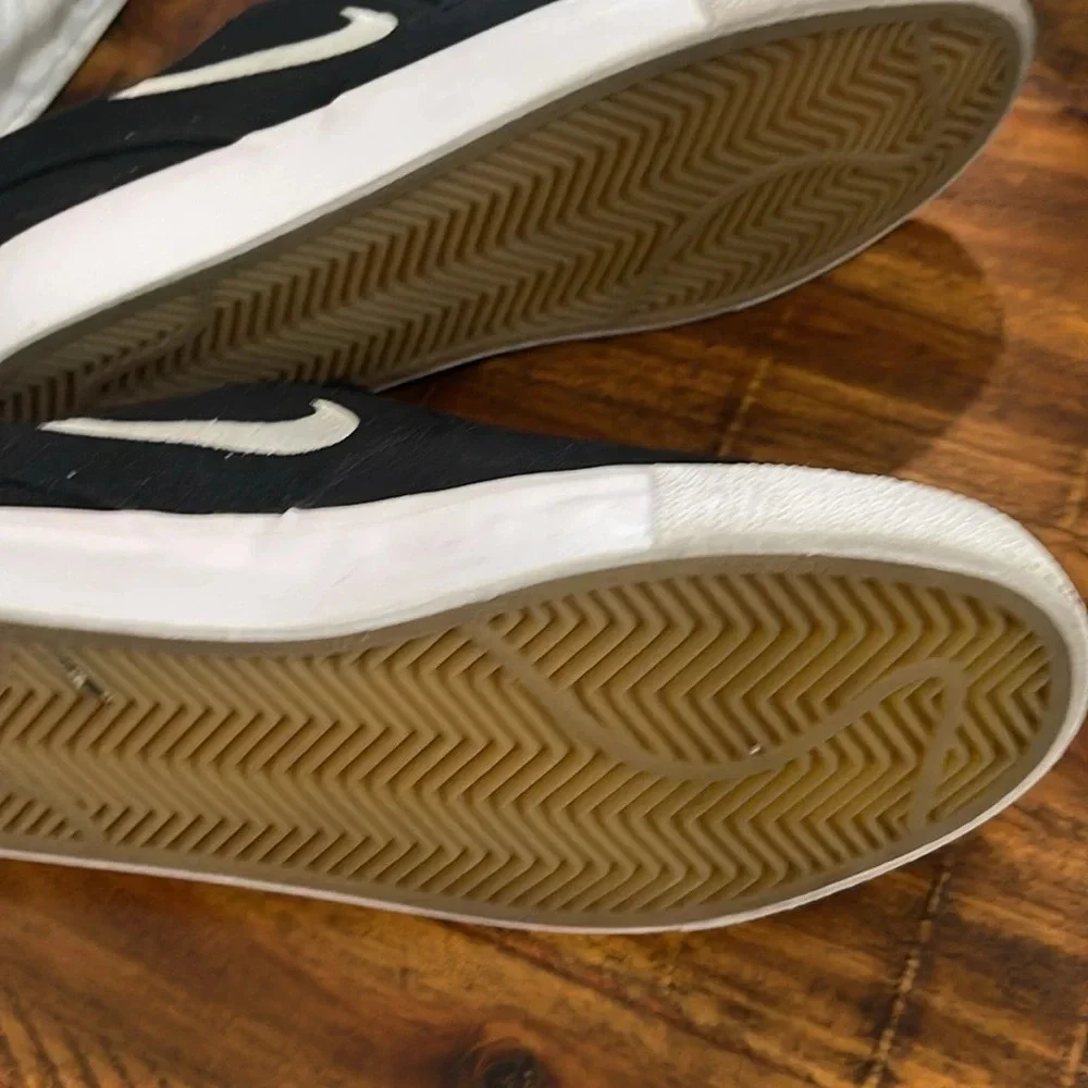 NIKE SB JANOSKI CANVAS SLIP ON SKATEBOARDING SNEAKERS BLACK  sz 5Y = 6.5 WOMENS - Picture 9 of 14